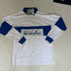 United Colors of Benetton vintage rugby unisex Medium